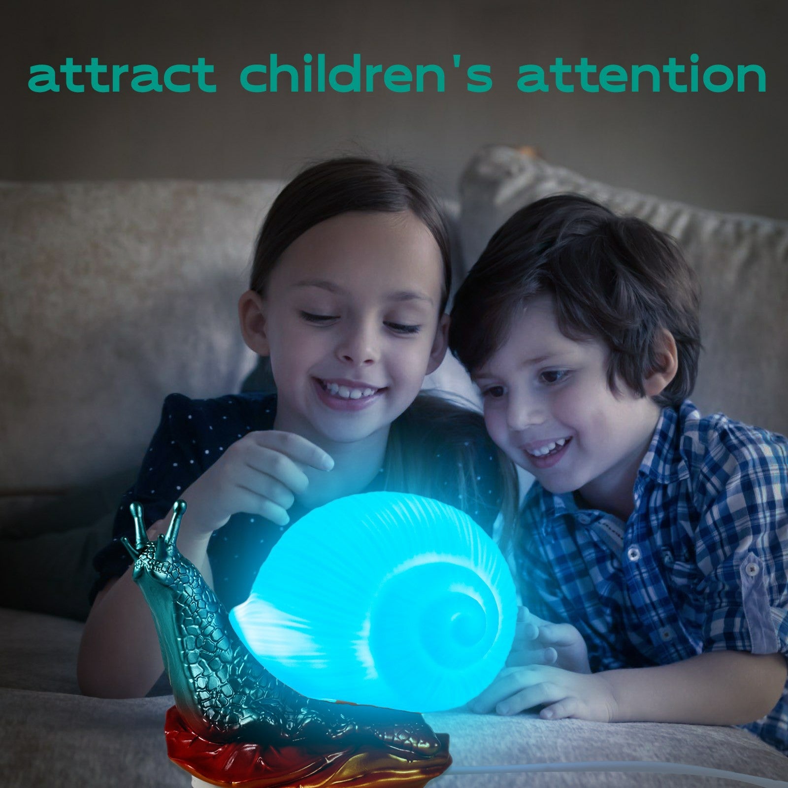 WN1089 RGB Color Changing Snail Night Light Dimmable Breastfeeding Bedside Lamp WN1089 RGB Color Changing Snail Night Light Dimmable Breastfeeding Bedside Lamp